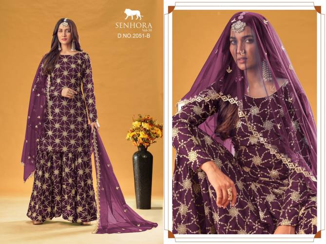 Senhora 38 Heavy Festive Wear Designer Embroidery Salwar Kameez Collection